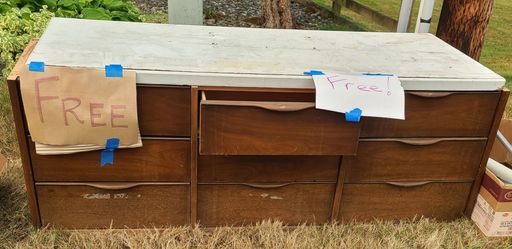 Old vintage dresser