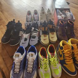 Lot Of Size 9 Kicks!! Jordan 1 Is Size 9.5 Vnds And Ds