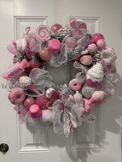 Candyland Christmas Theme Wreath