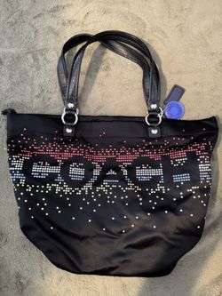 Vintage Coach Special Edition Holiday Tote Bag 