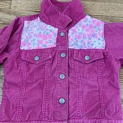 Custom Pink Corduroy Jacket