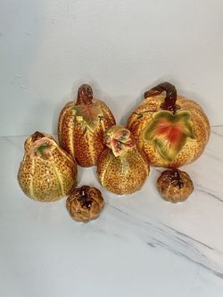 Fall Ceramic Decor Set 1