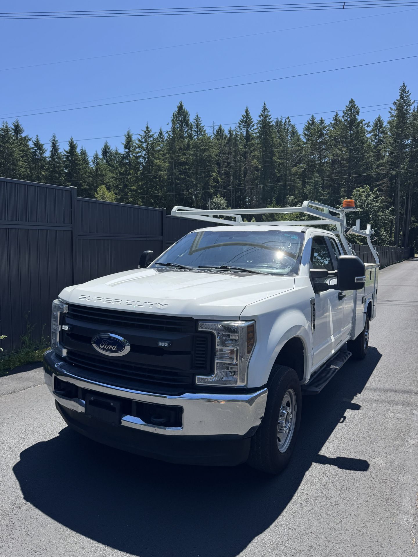 2019 Ford F350 4WD Service Truck Turbo Diesel Knapheide Box Parts