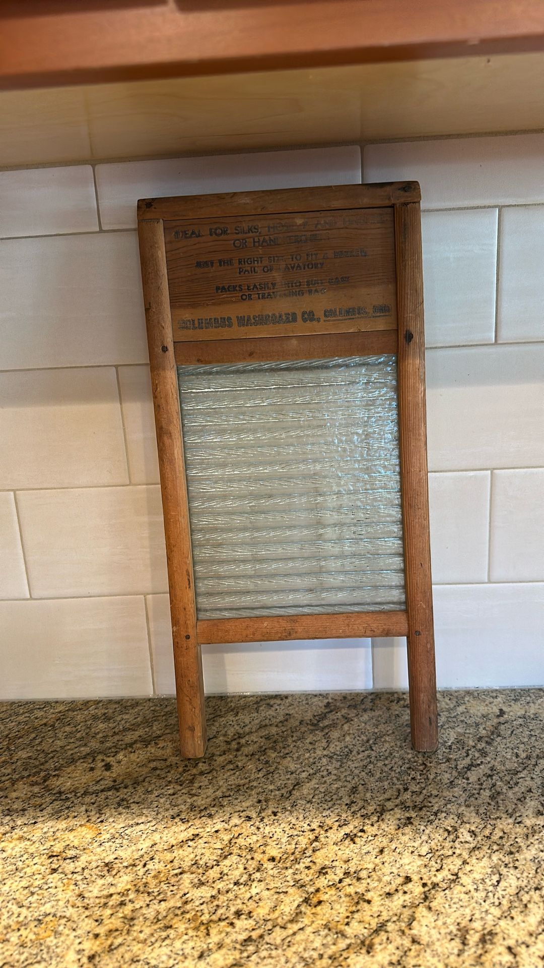 Vintage Advertising Washboard