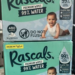 Ráscals  Wipies 2 Cajas Por $20 