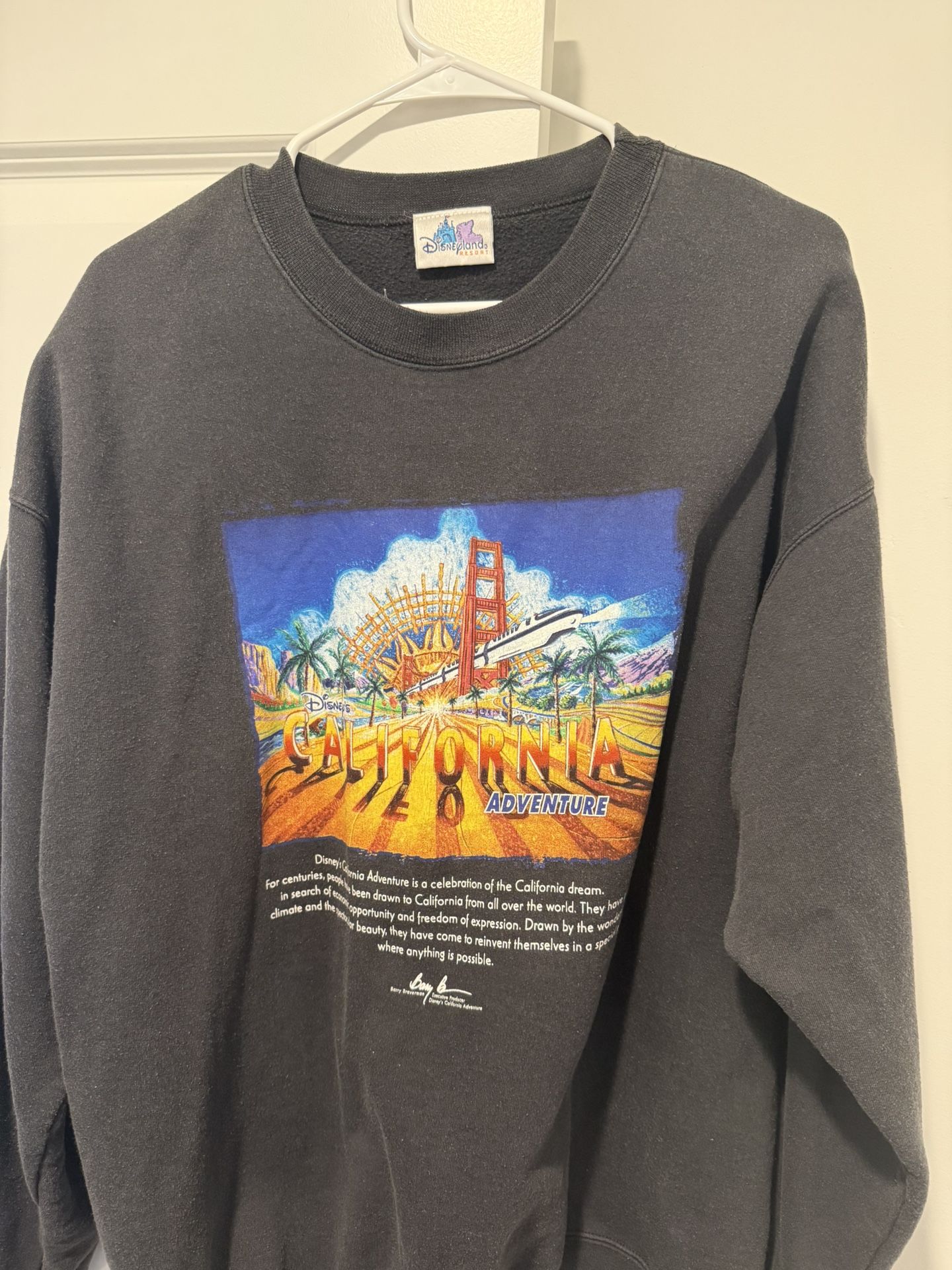 Disney California Adventure Crewneck - Size XL