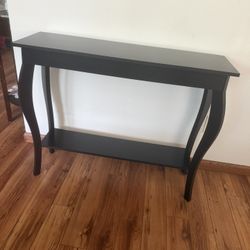 Dark Brown Wooden Entryway Console