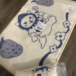 Urban Outfitters Shower Curtain & Bathroom Mat