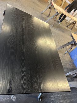 Black White Oak Table 96”