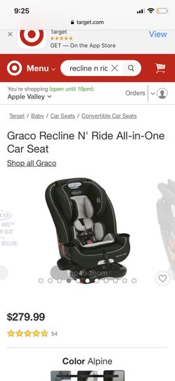 Graco recline clearance n ride alpine