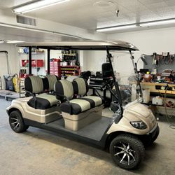 2023 Icon Champagne Colored Golf Cart