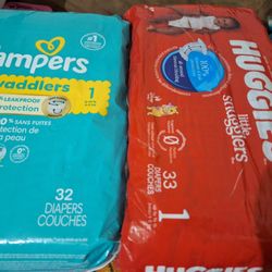 Pampers Size 1 And Huggies $10 Each Zip 77012