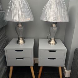 Two brand new side tables