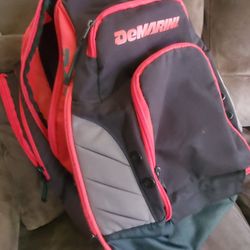 Demarini Red And Black Baseball Bag