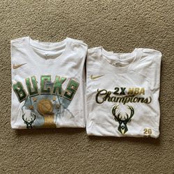 Sz L Nike Milwaukee Bucks 2021 Championship Tees 
