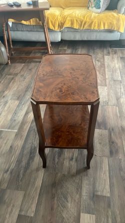 Vintage multi-tiered accent table