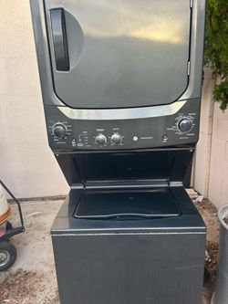 Gas powered washer dryer