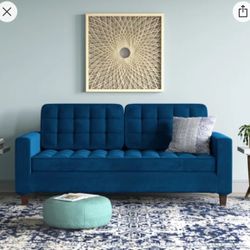 Blue velvet Sofa