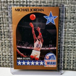 Michael Jordan NBA HOOPS Card 1990'
