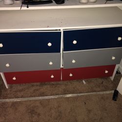 Kids colorful dresser