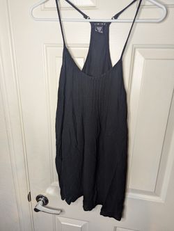 Timing Black Spaghetti Strap Dress Women's Size Medium Style CLD2032