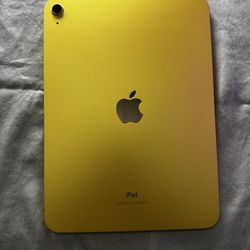 ipad 10th generation yellow