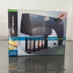 NEW Emerson Automatic 4-Barrel Coin Sorter – Brand New