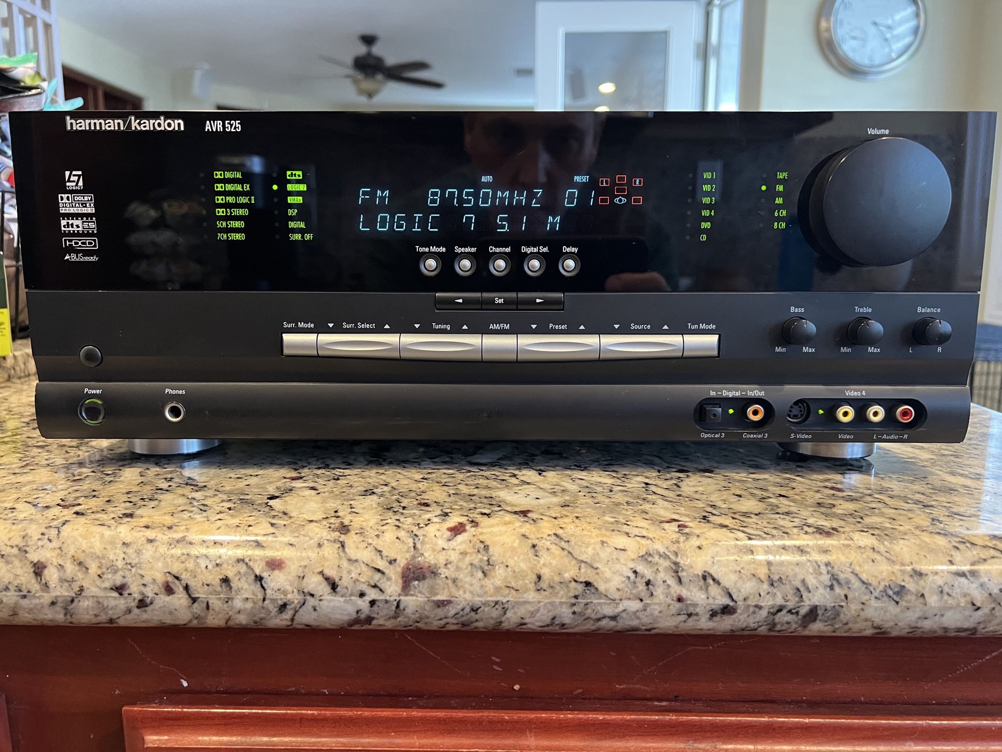 Harman Kardon AVR 525 | Dolby Digital AV Receiver | Original Owner
