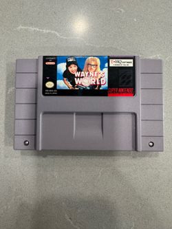 Super Nintendo - SNES - Wayne's World Game Cartridge