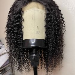 18” Kinky Curly Natural Human Hair 