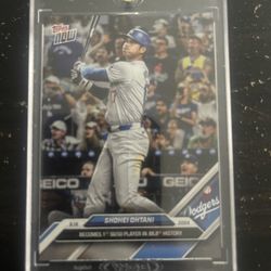 Ohtani 50/50 Trading Card