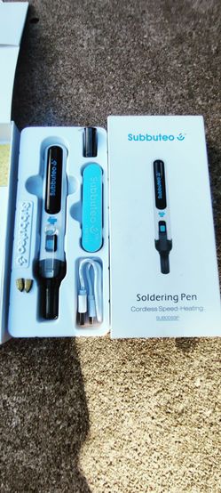 Super fast rechargeable soldering pen comes with solder everything you need to solder $25 new