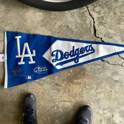 Dodger Banner Over 3 Feet Long