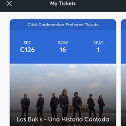Los Bukis Tickets Sábado 8/28 Level 126 $450/each Tickets 