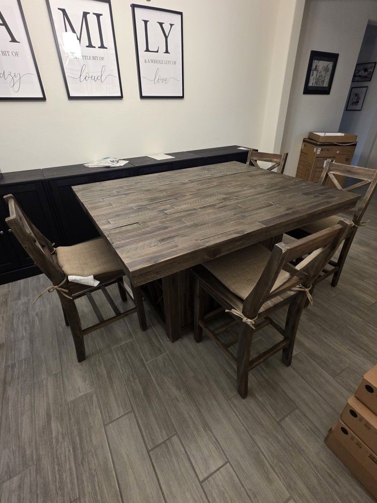 Dinner Table With 4 Chairs