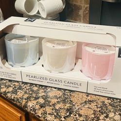 New Spring Candle Trio