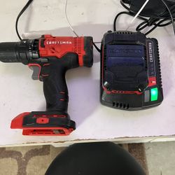 Craftsman Drill, Battery, And Charger 