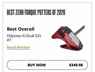 Odyssey ai-dual putter zero torque