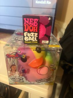 Duck squeeze and needoh fuzz ball