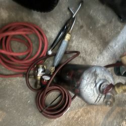 Acetacline Tank (empty) With Regulators Brazing Rods