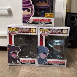Yugioh Funko Pops Set Of 3