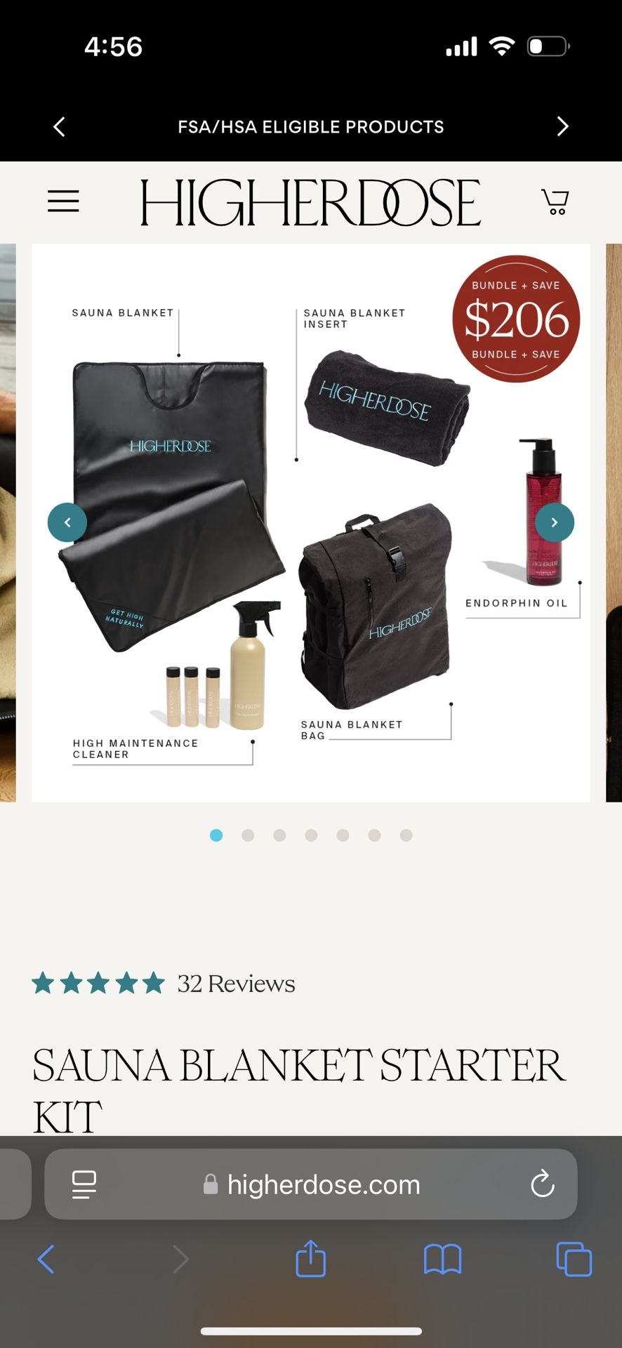 Higherdose Sauna Blanket Bundle