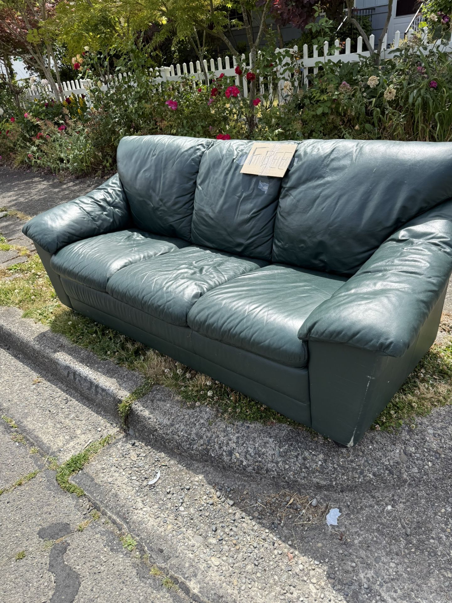 Free Leather Couch