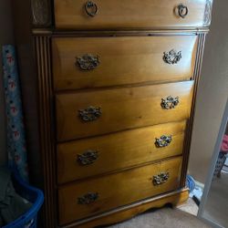 Bedroom Set  Ladiea Long Dresser, Mena Dresser And Bed Frame 