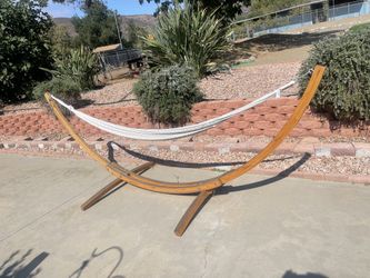 Hammock With Teak Wood Platform
