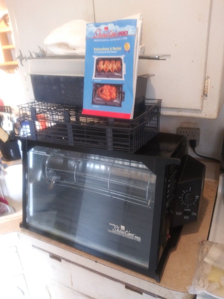 Ronco Showtime Pro Model 6000 B Professional Rotisserie & B B Q