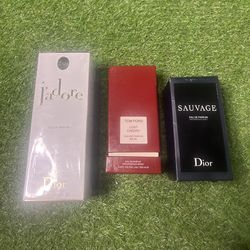 Dior, Tom Ford Colognes 3 Bundle