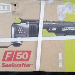 NEW IN THE BOX UNOPENED AND NEVER USED!!! Rockwell RK5142K 4.0 Amp Sonicrafter F50 Oscillating Multi-Tool