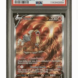 PSA 9 Entei V Full Art