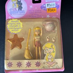 Vintage 2000 Sabrina The Teenage Witch Animated Series Figure Set Sabrina W Star